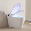 Smart Toilet with Bidet Built-In and Tank – Foam Shield, Heated Seat, Dual Flush, Warm Water & Dryer, Foot Sensor, Night Light, and Wireless Remote Control