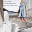 K2 Smart Toilet with Bidet Built In, One Piece Toilet with Built-in Tank, Auto Open Close Lid, Auto Flush, Remote Control, Heated Seat, Adjustable Heat, Foam Shield, Built-In Dryer, Night Light