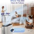 LEVOIT Air Purifiers for Home Large Room with 3-Channel Air Quality Monitor, Washable Pre-Filter, AHAM VERIFIDE, HEPA Sleep Mode for Pet, Allergy, Smoke, Dust, Alexa Control, 2655 Ft², EverestAir-P