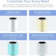 LEVOIT Air Purifiers for Home, Large Rooms Up to 2933 Ft² With HEPA Sleep Mode, AHAM VERIFIDE, Smart WIFI, PM2.5 Monitor, 3-in-1 Filter For Smoke, Pet Allergies, Dust, Alexa Control, Core 600S-P, Gray