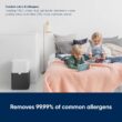 BLUEAIR Air Purifier Large Room, Air Cleaner for Dust Pet Dander Smoke Mold Pollen Bacteria Allergen, Odor Removal, for Home Bedroom Living Room, Washable Pre Filter, HEPASilent, Blue 211+ (Non-Auto)