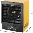 Dura Heat Hard-Wired Ceiling Mount Electric Garage Space Heater with Remote, 10,000 Watt, 240 Volt, ECO System, Overheat Protection, Ideal for Garage & Workshop