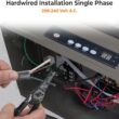 Comfort Zone Hard-Wired Digital Ceiling Mount Heater with Full-Function Remote, 10,000 Watt, 240 Volt, Fan-Forced, Overheat Protection, Thermostat & 12-Hour Timer, Ideal for Garage & Workshop, CZ260ER