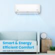 Senville LETO Series Mini Split Air Conditioner Heat Pump, 18000 BTU 208/230V, Inverter, Works with Alexa, SEER2 19, 1.5 Ton, White
