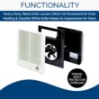 Broan-NuTone, White 198 High Capacity Wall Heater, Painted Grille, 4000/2000 Watt 240 VAC, 2000/4000