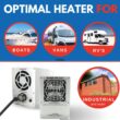 Boat Engine Compartment Heater | 800w Marine Certified Bilge Heater, Use For Winter Storage, Under RV, Freeze Protection, Well House, Campers, Greenhouses, & Boats