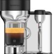 Nespresso Vertuo Creatista Coffee and Espresso Maker by Breville, Black Truffle