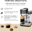 Nespresso Vertuo Creatista Coffee and Espresso Maker by Breville, Black Stainless Steel