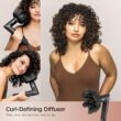 Shark Hair Dryer | FlexStyle Hair Styling System | Portable & Powerful Blow Dryer Brush | Hair Curler & Volumizer | 6 Styling Tools Included | Best for All Hair Types | Black | HD440BK