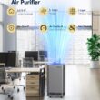 Nuwave OxyPure Zero Plus Air Purifier, Save on Filter Replacements, Covers up to 3210ft² Large Room with Powerful Motor, Captures 99.99% of Particles, Dust, Smells, Sleep Mode for Bedroom