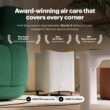 Mila Air 3 Smart Home Air Purifier with Critter Cuddler H13 HEPA & Carbon Replacement Filter, Reduces Pet Odors, Removes Dust & Pet Dander, Ideal for Large Room or Bedroom, Quiet-Mode