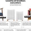 Mila Air 3 Smart Home Air Purifier with Critter Cuddler H13 HEPA & Carbon Replacement Filter, Reduces Pet Odors, Removes Dust & Pet Dander, Ideal for Large Room or Bedroom, Quiet-Mode