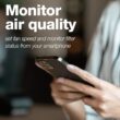 IQAir HealthPro Plus XE Air Purifier - Smart HyperHEPA Filtration for Large Rooms up to 1125 sq ft - Smoke, Viruses, Allergens, Asthma, Mold, Dust, Pets, Swiss Made, WiFi Enabled