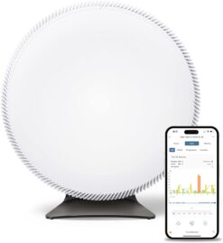 IQAir Atem X Smart Air Purifier for Large Room up to 1650 sq. ft., WiFi App Control, HyperHEPA Filters Wildfire Smoke, Viruses, Bacteria, Allergies, Asthma Triggers, Mold, Made in Germany
