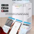 Nuwave Forever Air Purifier for Home Large Room Up to 2,002 Ft², Dual Sensors, 7 Easy to Clean & Washable Filters, Smart WiFi, Removes Smoke, Dust & Pollen Down to 0.1 Microns