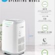 Nuwave Forever Air Purifier for Home Large Room Up to 2,002 Ft², Dual Sensors, 7 Easy to Clean & Washable Filters, Smart WiFi, Removes Smoke, Dust & Pollen Down to 0.1 Microns