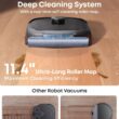 eufy Robot Vacuum E25, HydroJet System with Roller Mop, 20,000 Pa Turbo High Suction, All-in-One Robot Vacuum and Mop Combo for Home, Edge-to-Corner Cleaning, Zero-Tangle Design, AI Obstacle Avoidance