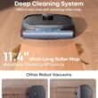 eufy Robot Vacuum E28, Portable Deep Cleaner for Carpet, HydroJet System with Roller Mop, All-in-One Robot Vacuum and Mop Combo, 20,000 Pa Suction, Zero-Tangling, Corner-to-Edge Cleaning (Upgraded)
