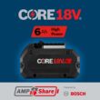 Bosch 18 -Volt 2 -Pack Lithium-ion ( 6 Ah 6 Ah Battery Kit )