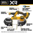 DEWALT 20-Volt 3.375-in Portable Band Saw ( Battery Included and Charger Included )