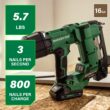 Metabo HPT MultiVolt 2-1/2-in 16 -Gauge Cordless Straight Finish Nailer (Battery Included and Charger Included)