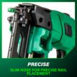 Metabo HPT MultiVolt 2-1/2-in 16 -Gauge Cordless Straight Finish Nailer (Battery Included and Charger Included)