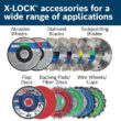 Bosch PROFACTOR X-LOCK 6-in 18-volt 8-Amp Sliding Switch Brushless Cordless Angle grinder