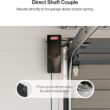 Genie B6172H Wall Mount Smart Garage Door Opener, DC Motor Lifts up to 14ft high 850lbs, Black