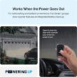 Genie B6172H Wall Mount Smart Garage Door Opener, DC Motor Lifts up to 14ft high 850lbs, Black