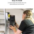 Genie B6172H Wall Mount Smart Garage Door Opener, DC Motor Lifts up to 14ft high 850lbs, Black