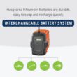 Husqvarna BLi30 7.5 Ah 40V Battery Electric Tools, 270Wh Lithium Ion Battery, 967937702 Husqvarna BLi30 7.5 Ah 40V Battery Electric Tools, 270Wh Lithium Ion Battery, 967937702