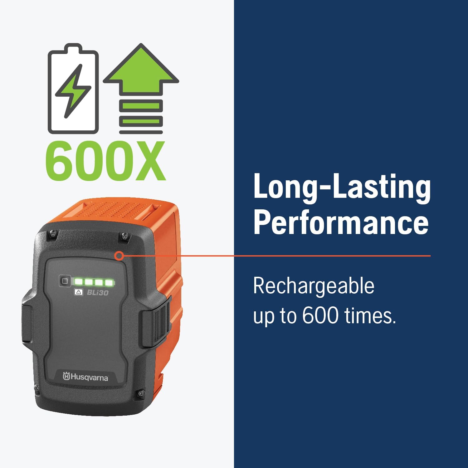 Husqvarna BLi30 7.5 Ah 40V Battery Electric Tools, 270Wh Lithium Ion Battery, 967937702 Husqvarna BLi30 7.5 Ah 40V Battery Electric Tools, 270Wh Lithium Ion Battery, 967937702