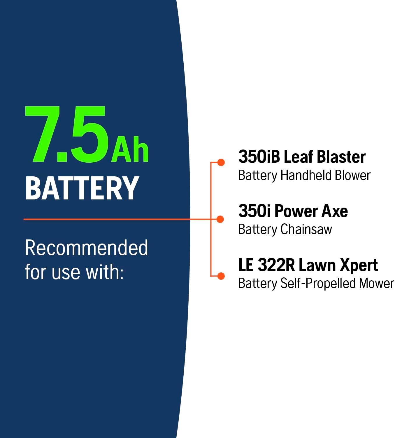 Husqvarna BLi30 7.5 Ah 40V Battery Electric Tools, 270Wh Lithium Ion Battery, 967937702 Husqvarna BLi30 7.5 Ah 40V Battery Electric Tools, 270Wh Lithium Ion Battery, 967937702