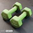 HolaHatha Dumbbell Hand Weights Set and Rack for Home Workout 76 Lbs Multicolor