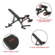 Sunny Health & Fitness Adjustable Weight Bench Adjustable Standard Freestanding Weight bench