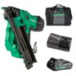 Metabo HPT MultiVolt 2-1/2-in 15 -Gauge Cordless Angled Finish Nailer (Battery Included and Charger Included)