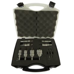 Drill America Carbide-tipped Arbored Hole saw Set with Hard Case