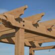 Vita Wood 5.29-ft W x 7.66-ft H Flat Cedar Cedar Garden Arbor Vita Wood 5.29-ft W x 7.66-ft H Flat Cedar Cedar Garden Arbor