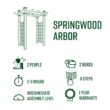 Vita Wood 5.29-ft W x 7.66-ft H Flat Cedar Cedar Garden Arbor Vita Wood 5.29-ft W x 7.66-ft H Flat Cedar Cedar Garden Arbor