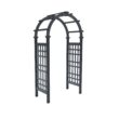 Vita Mezza 2-ft W x 7.3-ft H Arched Gray Cedar Garden Arbor