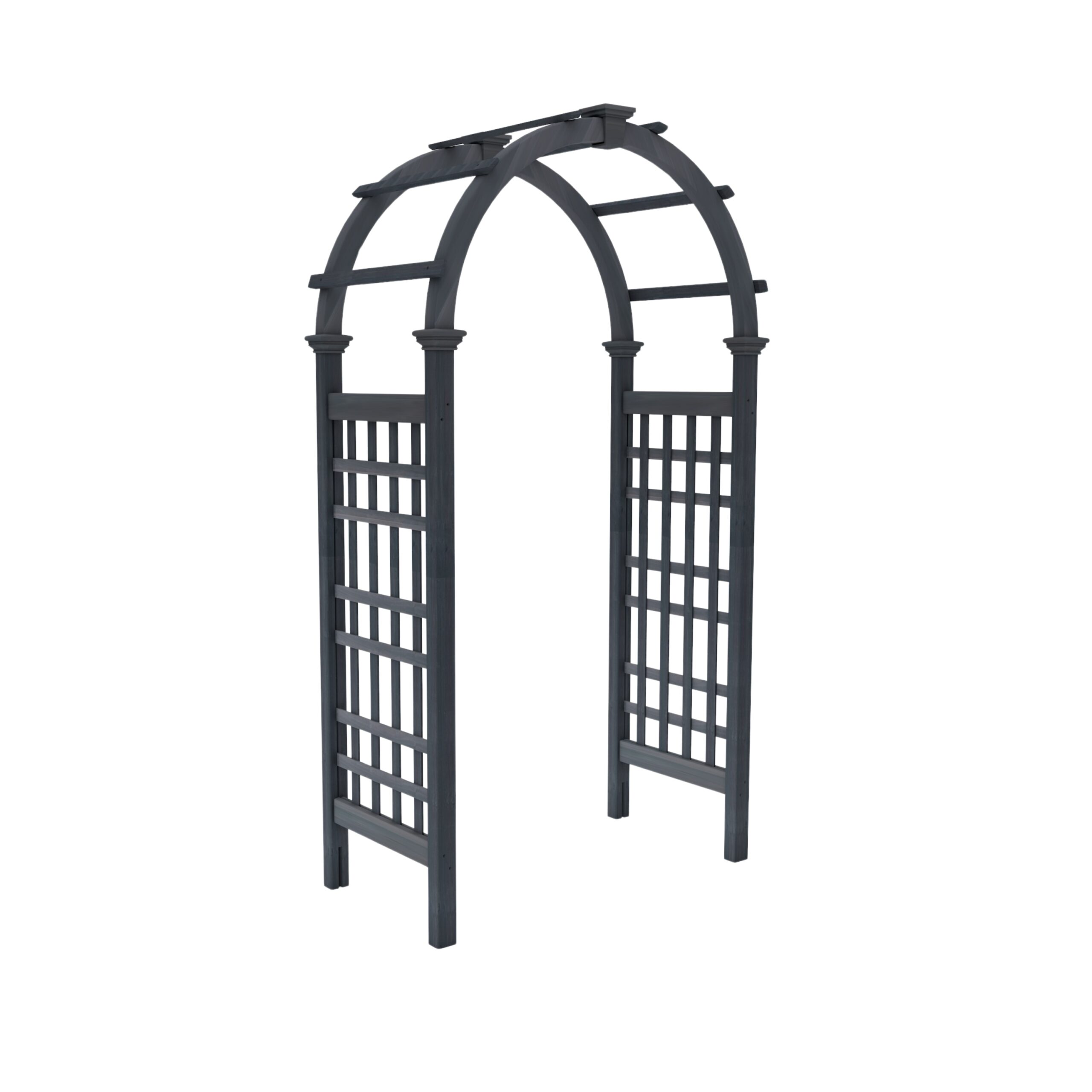 Vita Mezza 2-ft W x 7.3-ft H Arched Gray Cedar Garden Arbor Vita Mezza 2-ft W x 7.3-ft H Arched Gray Cedar Garden Arbor