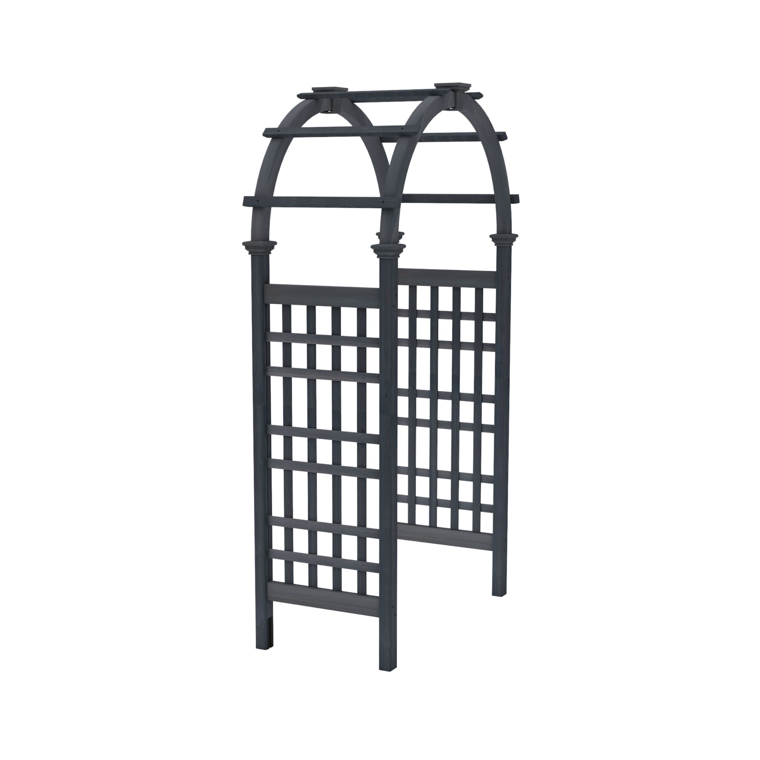 Vita Mezza 2-ft W x 7.3-ft H Arched Gray Cedar Garden Arbor Vita Mezza 2-ft W x 7.3-ft H Arched Gray Cedar Garden Arbor