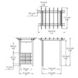 Vita Classic 5.25-ft W x 7.62-ft H Flat White PVC Garden Arbor Vita Classic 5.25-ft W x 7.62-ft H Flat White PVC Garden Arbor