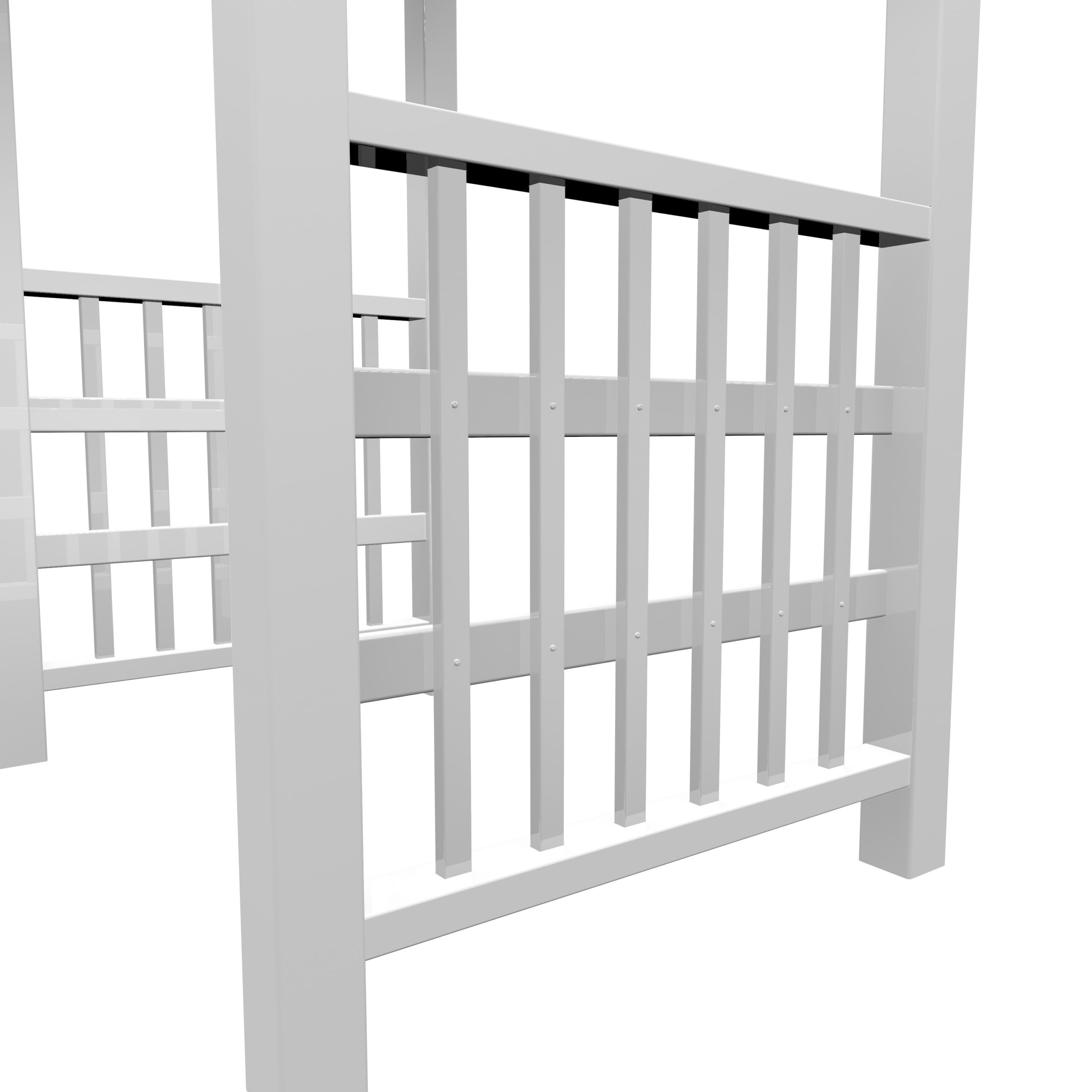 Vita Classic 5.25-ft W x 7.62-ft H Flat White PVC Garden Arbor Vita Classic 5.25-ft W x 7.62-ft H Flat White PVC Garden Arbor