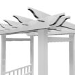 Vita Classic 5.25-ft W x 7.62-ft H Flat White PVC Garden Arbor Vita Classic 5.25-ft W x 7.62-ft H Flat White PVC Garden Arbor