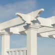 Vita Classic 4.83-ft W x 7.21-ft H Flat White PVC Garden Arbor Vita Classic 4.83-ft W x 7.21-ft H Flat White PVC Garden Arbor
