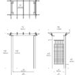 Vita Classic 4.83-ft W x 7.21-ft H Flat White PVC Garden Arbor Vita Classic 4.83-ft W x 7.21-ft H Flat White PVC Garden Arbor