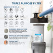 AQUASURE 32000 Grain Harmony Water Softener and Whole House Filtration System