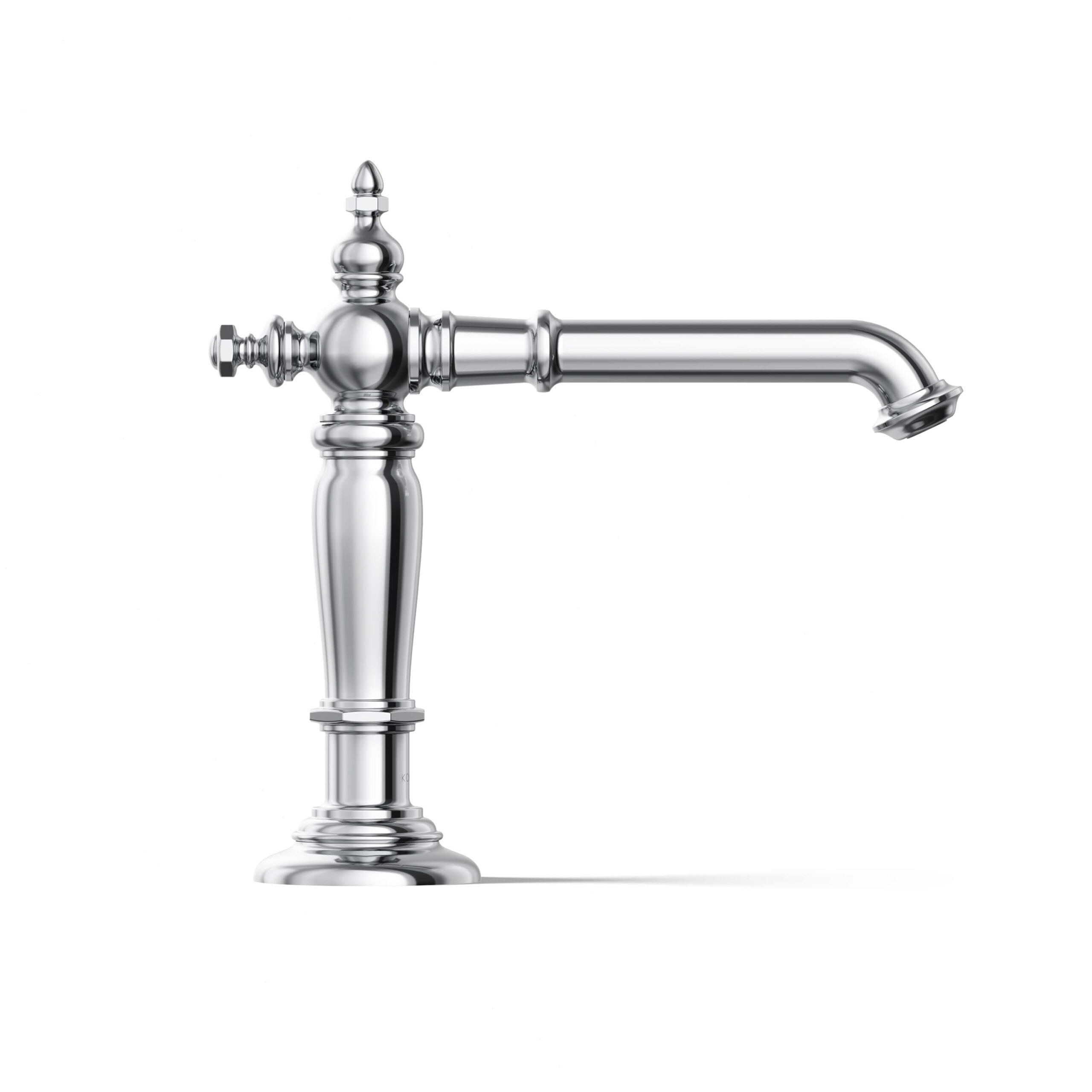 KOHLER Artifacts Polished chrome Widespread 2-handle WaterSense Low-arc Commercial/Residential Handle Bathroom Sink Faucet with Drain KOHLER Artifacts Polished chrome Widespread 2-handle WaterSense Low-arc Commercial/Residential Handle Bathroom Sink Faucet with Drain