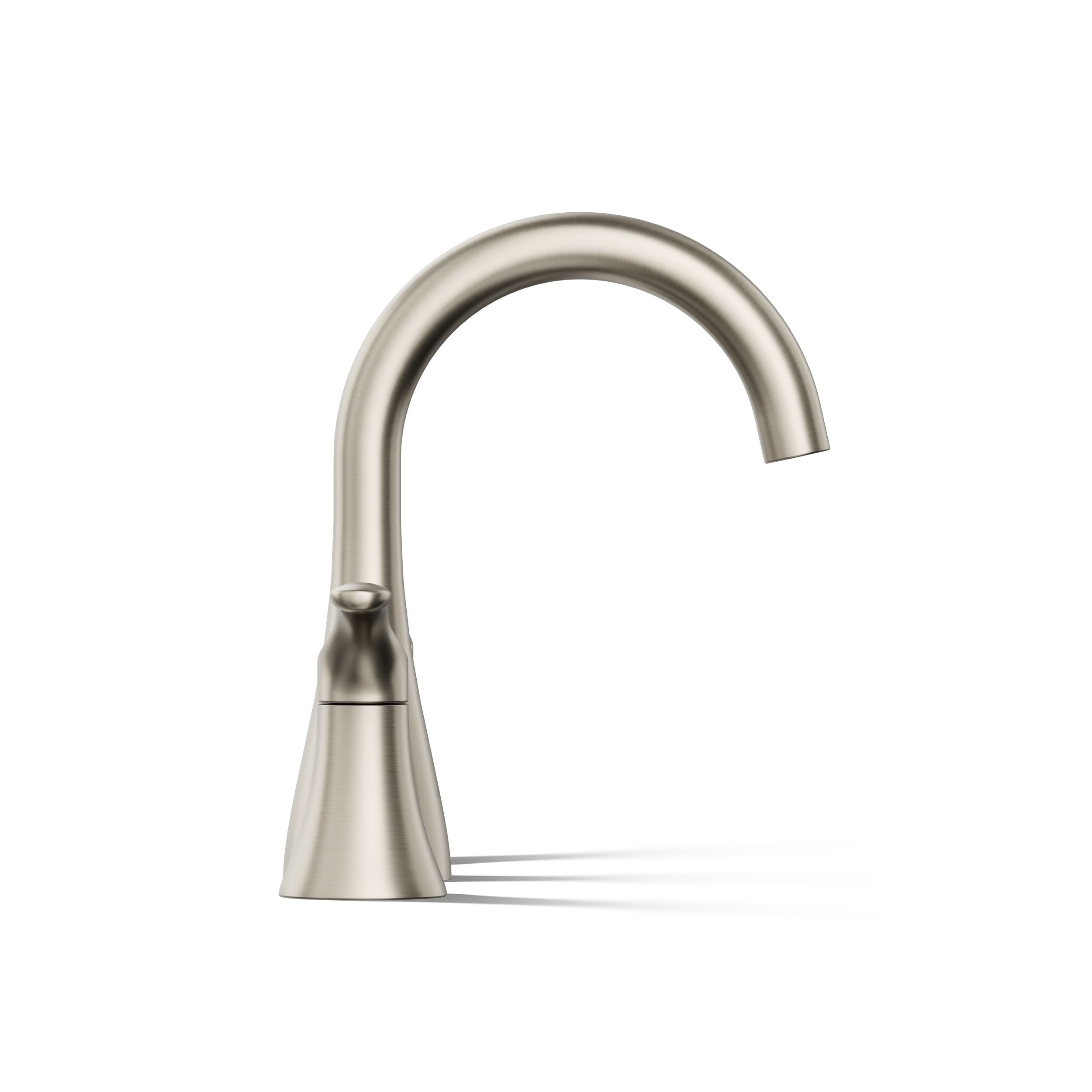 KOHLER Simplice Vibrant Brushed Nickel Widespread 2-handle WaterSense High-arc Residential Handle Bathroom Sink Faucet KOHLER Simplice Vibrant Brushed Nickel Widespread 2-handle WaterSense High-arc Residential Handle Bathroom Sink Faucet